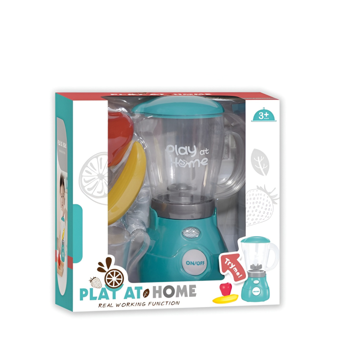 Blender de Jucărie Play at Home – Mixer pentru Copii cu Sunete, Fructe și Accesorii, Joacă de Rol Bucătărie [3]