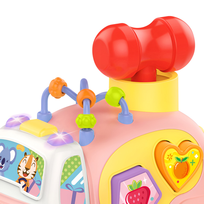 Camion Interactiv cu Muzică și Forme – Musical Sorting Truck Huanger, 18+ luni | Sortare, Lumini, Bile și Activități Educaționale [3]