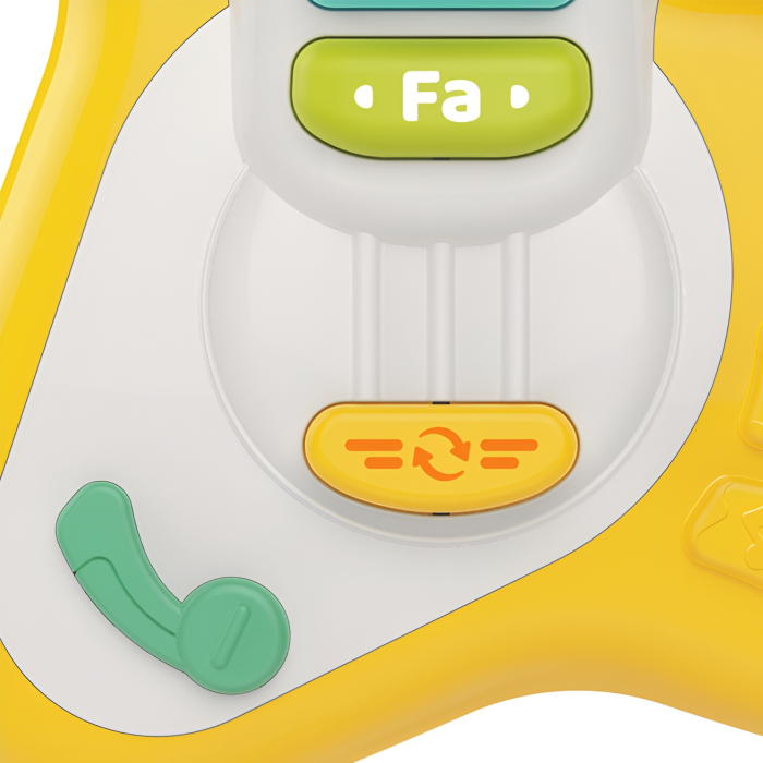 Chitară Muzicală Interactivă pentru Copii – Jucărie cu Sunete, Note Do-Re-Mi, Lumini și Mânere Ergonomice, 18+ luni [4]