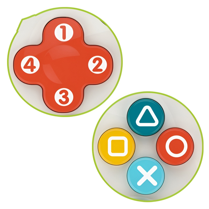 Controller de jucărie pentru copii – Consolă interactivă cu sunete, lumini și butoane tactile, 18+ luni [4]