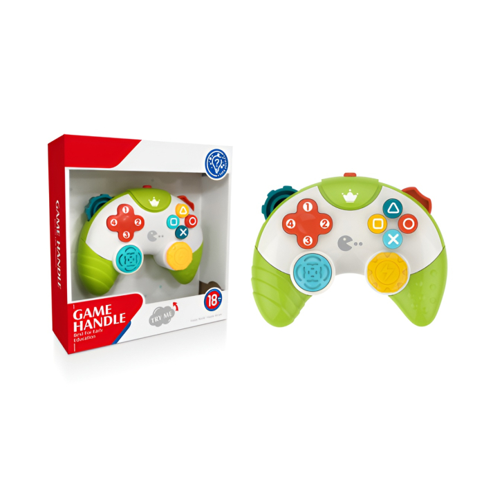 Controller de jucărie pentru copii – Consolă interactivă cu sunete, lumini și butoane tactile, 18+ luni [2]