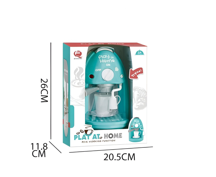 Espressor de Jucărie Play at Home – Mașină de Cafea pentru Copii cu Sunete și Apă Reală, 26 cm – Rol Play Bucătărie [5]