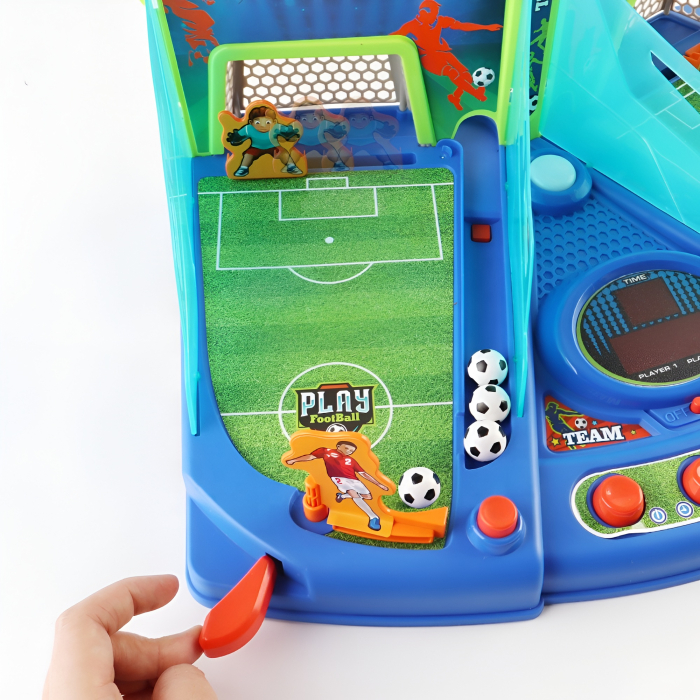 Joc Fotbal Interactiv pentru Copii – Mini Stadion cu Lansatoare, Mingi și Scor, Duel 1 vs 1, Distracție Sportivă, 3+ ani [5]