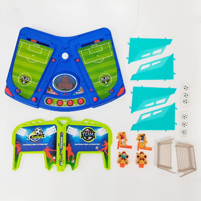 Joc Fotbal Interactiv pentru Copii – Mini Stadion cu Lansatoare, Mingi și Scor, Duel 1 vs 1, Distracție Sportivă, 3+ ani [4]