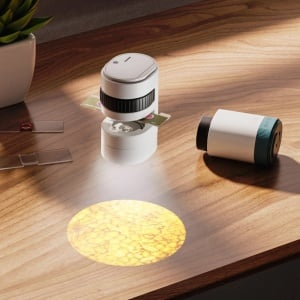 Joc STEM cu Microscop și Proiector 350, TopBright – Set Educațional Interactiv pentru Tineri Exploratori [3]