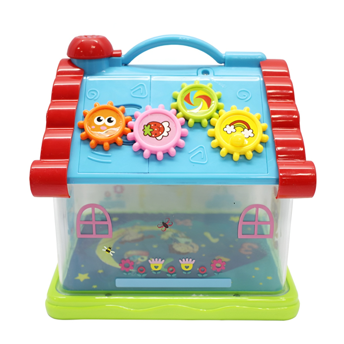 Jucărie Interactivă Muzicală pentru Copii – Căsuță Educativă cu Lumini, Sunete și Proiecție, 3+ Ani [2]