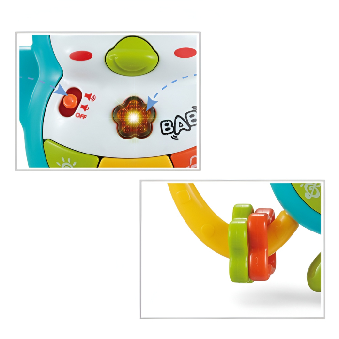 Jucărie Muzicală Interactivă Pinguin pentru Bebeluși – Lumini, Sunete și Elemente Educaționale, +6 Luni [3]