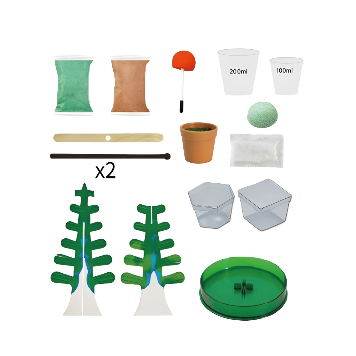 Kit educativ STEM – Copac cu cristale magice care cresc rapid | Experiment științific pentru copii 6+ ani [2]