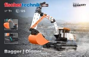 Kit STEM Excavator de asamblat si manevrat, Fischertechnik [1]