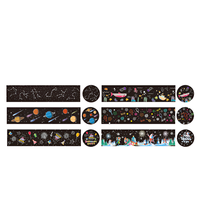 Lampă Proiector 2 în 1 Ren – 6 Filme Interșchimbabile, Proiecție 360°, Veioză de Noapte, 18.5 cm [2]