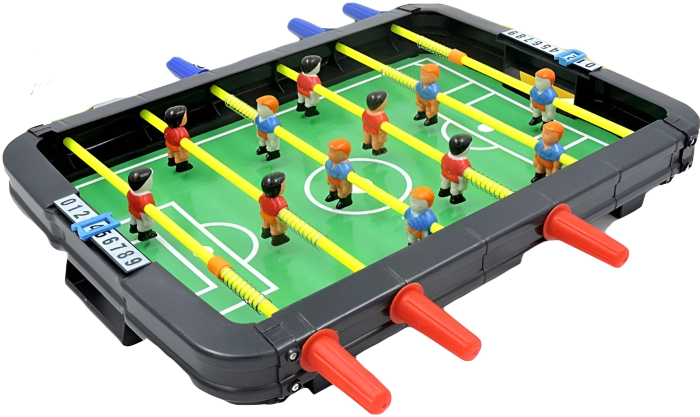 Masă de fotbal copii tip foosball – Joc de masă interactiv 2–4 jucători, cu scor, dimensiune mare 36 cm, 5+ ani [3]