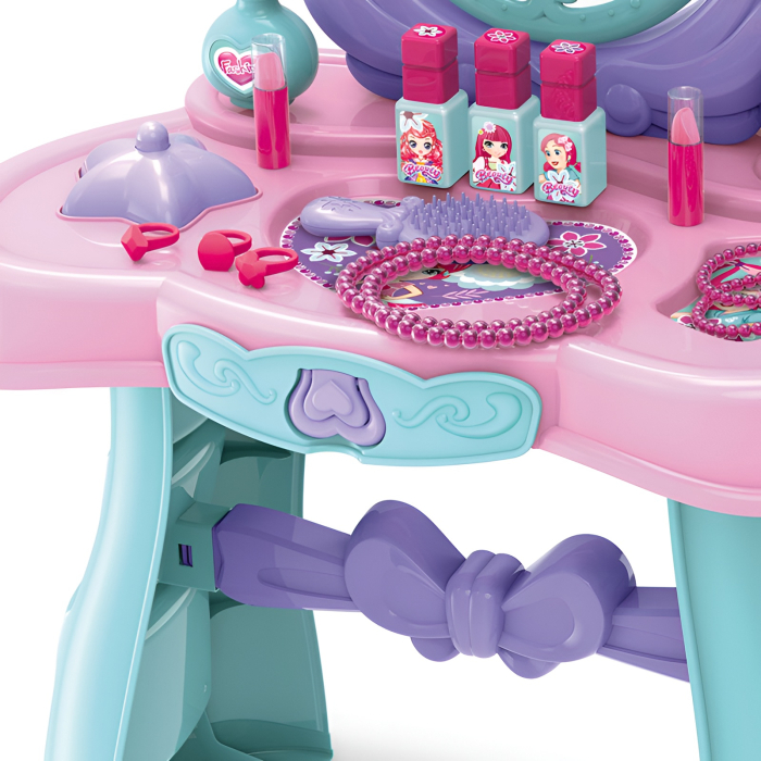 Masa de Toaletă pentru Copii Pretty Vanity – 87 cm, Lumini și Sunete, Accesorii Incluse, 3+ Ani [3]