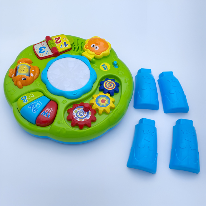 Masă Interactivă Muzicală 2-în-1 pentru Copii 18+ luni – Sunete, Lumini, Activități Educaționale | Learning Table [2]