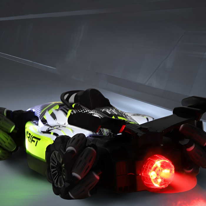 Mașinuță RC Formula Drift 360° – Efect Jet Luminos, Roti Omni-Direcționale, Viteză Mare, 34.5 cm [3]