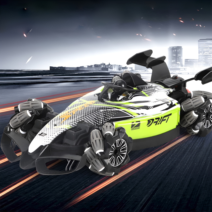 Mașinuță RC Formula Drift 360° – Efect Jet Luminos, Roti Omni-Direcționale, Viteză Mare, 34.5 cm [4]
