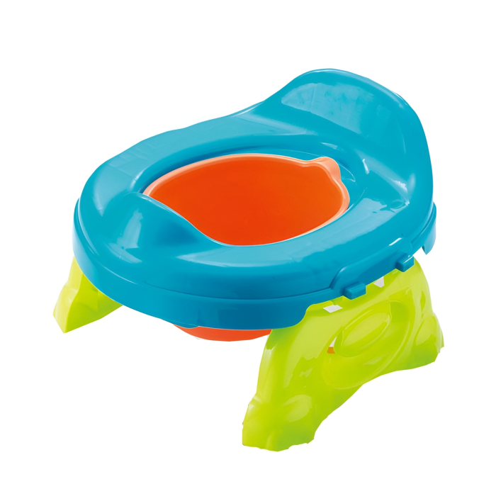 Oliță portabilă de călătorie pentru copii – vas WC mobil cu recipient detașabil, stabilă și ușor de transportat, suport până la 35 kg, ideală pentru drum și vacanțe [2]