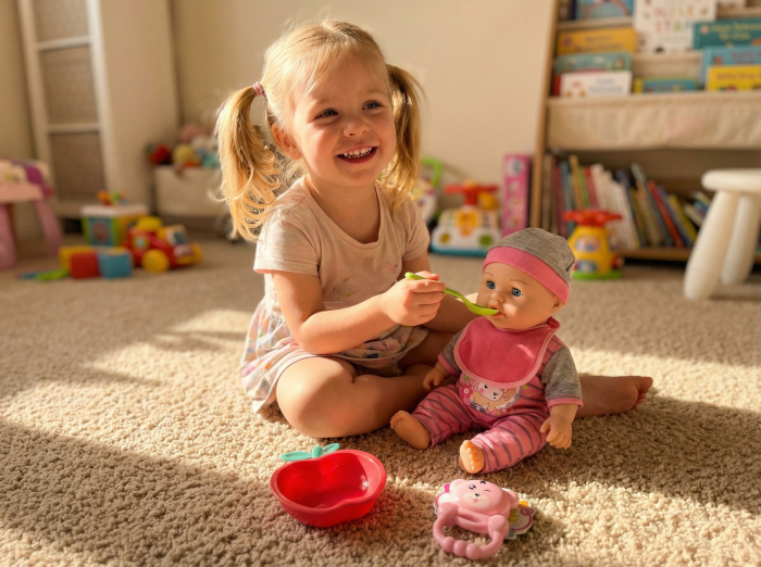 Păpușă Bebe Interactivă 30 cm cu Sunete – Set cu Accesorii, Biberon și Jucării | Tutu Baby Sweet Dreams [1]