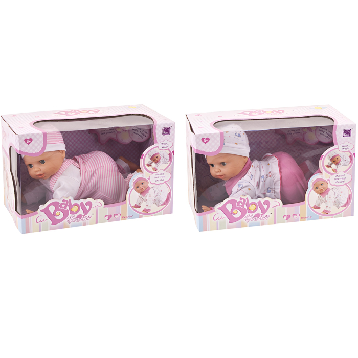 Păpușă Interactivă Baby Crawler – Bebeluș care Merge de-a Bușilea, Sunete Realiste, 40 cm, Jucărie pentru Copii 3+ [2]