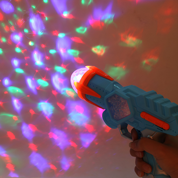 Pistol cu Lumini LED pentru Copii – Efecte Spectaculoase, Joc de Lumină Multicolor, 24 cm [3]