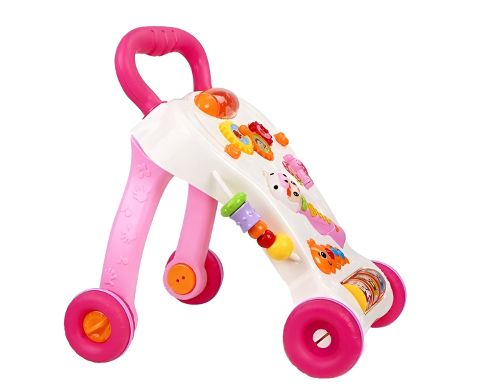 Premergător Interactiv Bebeluși 3 în 1 cu Lumini, Sunete și Panou Educațional – Stabil și Reglabil [2]