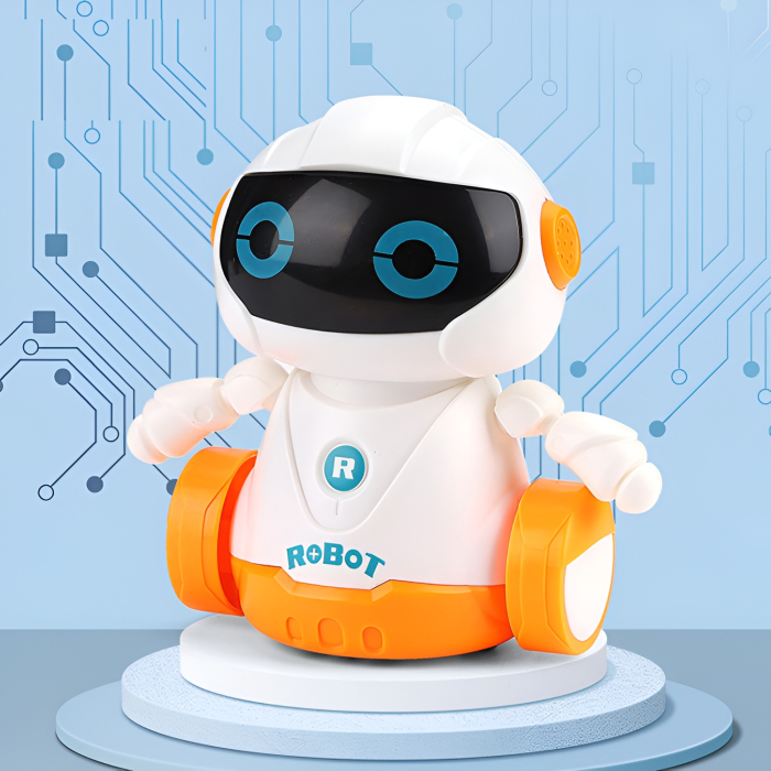 Robot Inteligent cu Control prin Brățară – Funcție de Programare, Lumină și Sunete, Jucărie Interactivă Educativă pentru Copii 3+ Ani [8]
