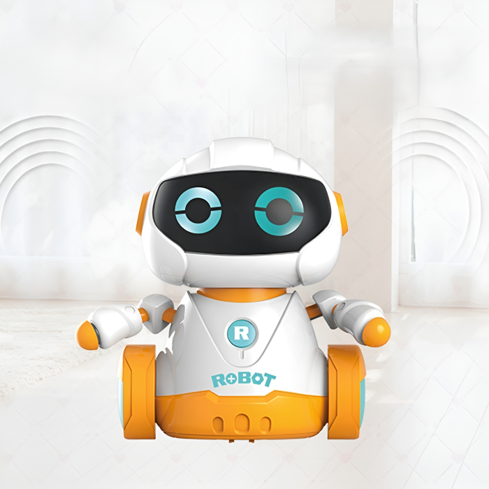Robot Inteligent cu Control prin Brățară – Funcție de Programare, Lumină și Sunete, Jucărie Interactivă Educativă pentru Copii 3+ Ani [1]