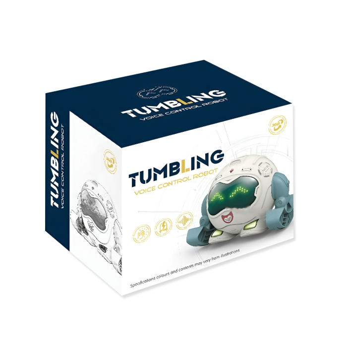 Robot Interactiv Tumbling cu Control Vocal, Senzori Tactili și Mișcare 360° – Jucărie Inteligentă pentru Copii [5]