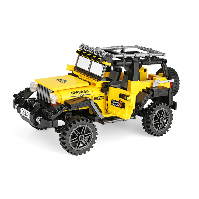 Set Construcție Offroad 4x4 Adventure – Mașină Terrain Truck, 610 Piese, Model Robust pentru Exploratori, 6+ [3]