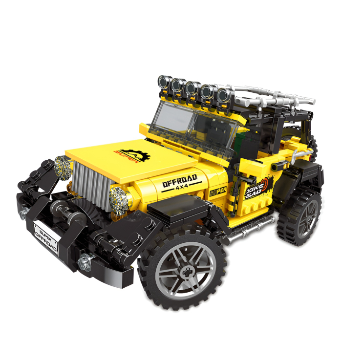 Set Construcție Offroad 4x4 Adventure – Mașină Terrain Truck, 610 Piese, Model Robust pentru Exploratori, 6+ [2]