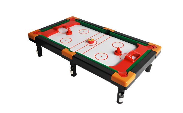 Set interactiv multifunctional 5 in 1 pentru copii, fotbal, biliard, snooker, baschet si air hockey, 1-2 jucatori [2]