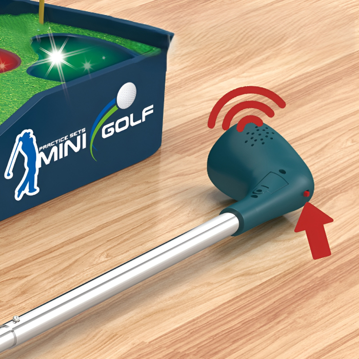 Set mini golf pentru copii – Pistă de antrenament cu crose, mingi și obstacole, joc sportiv interactiv, 3+ ani [4]
