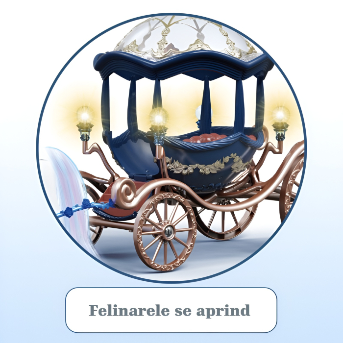 Set Păpușă Prințesă cu Caleașcă Regală și Cal Muzical – Lumini, Sunete, 63 cm – Jucărie Premium [3]