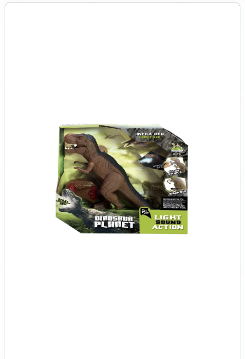 T-Rex Interactiv cu Telecomandă Infraroșu – Spray cu Aburi, Lumini, Sunete & Mers Realist – Dinosaur Planet [1]