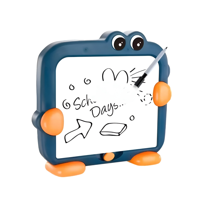 Tablă educativă magnetică 2 în 1 pentru copii – cu litere, cifre, semne matematice și markere, puzzle educativ pentru învățare prin joacă [4]