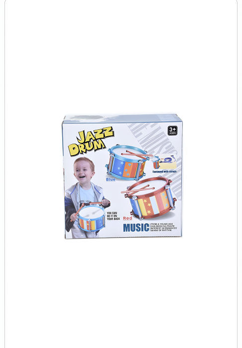 Tobă Muzicală pentru Copii Juliana – Jucărie cu Bețe, Culori Vesele, Dezvoltare Ritm și Coordonare [4]