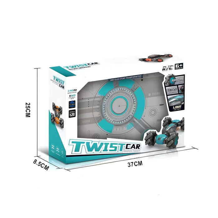 Twist Car 4x4 RC – Mașină Acrobatică Transformabilă, Control prin Gesturi, 2.4GHz, Drift 360°, Lumini LED, 6+ [3]