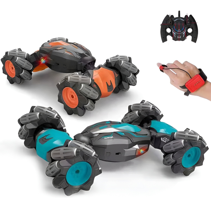 Twist Car 4x4 RC – Mașină Acrobatică Transformabilă, Control prin Gesturi, 2.4GHz, Drift 360°, Lumini LED, 6+ [1]