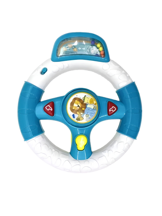 Volan Interactiv Muzical pentru Bebe – Sunete, Lumini, Claxon | Jucărie de Conduse pentru Copii 18+ luni [1]