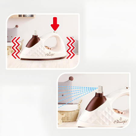 Set masă de călcat cu fier de jucărie pentru copii – joc de rol electrocasnice cu accesorii pentru joacă realistă 3+ ani [2]