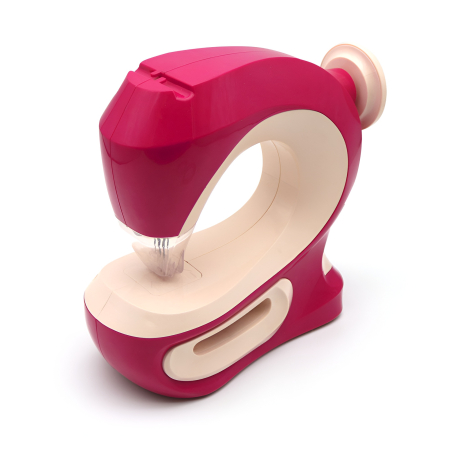 Mașină de Cusut Jucărie DIY – Set Creativ Cu Materiale, Fire și Figurine, Funcție Realistă, 42 cm, Pentru Copii 6+ [1]