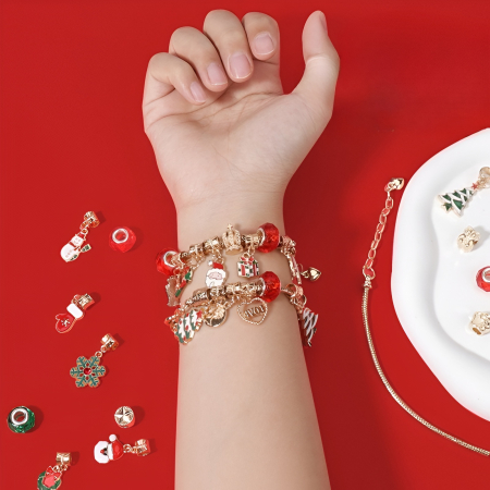 Calendar Advent Bijuterii Crăciun – 24 Suprize, Brățări & Pandantive, Christmas Jewelry Blind Box [1]