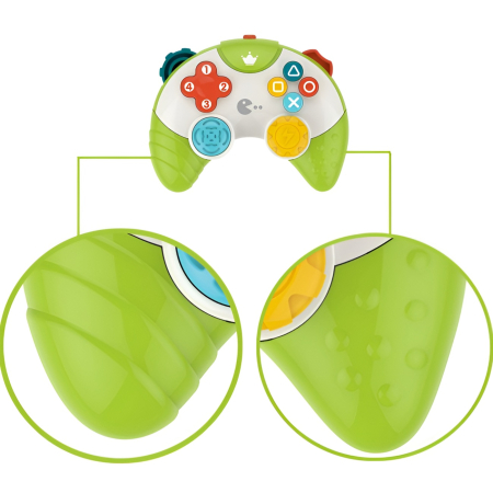 Controller de jucărie pentru copii – Consolă interactivă cu sunete, lumini și butoane tactile, 18+ luni [4]