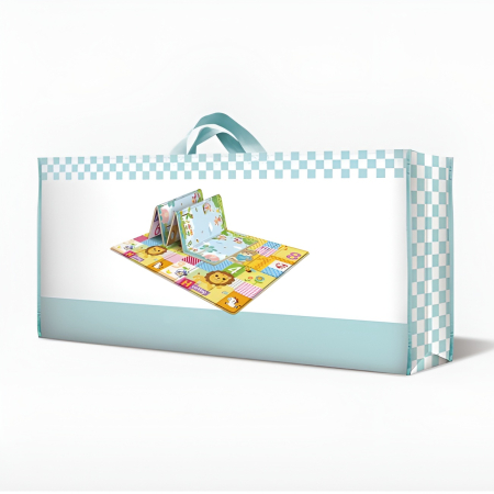 Covoraș Joacă Reversibil 180×150 cm – Animăluțe & Numere | Saltea Bebe Groasă XPE, Antiderapantă, Colorată și Educațională [4]