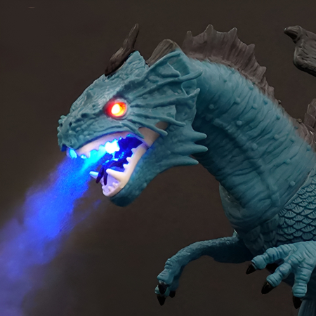 Dragon Interactiv cu Telecomandă – Spray cu Aburi, Lumini, Sunete & Mers Realist – Dinosaur Planet [2]