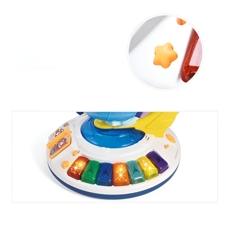 Glob Interactiv pentru Copii cu Lumini, Sunete și Piese Puzzle – Jucărie Educativă Montessori [3]