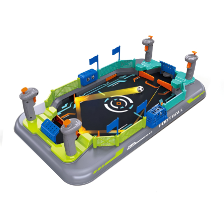 Joc Fotbal de Masă Interactiv pentru Copii – Mini Stadion 55 cm, Lansatoare Mecanice, Mingi Incluse, Duel 1 vs 1, 3+ ani [1]