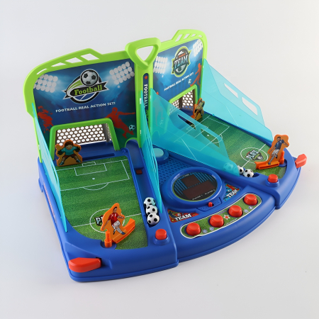 Noutati - Joc Fotbal Interactiv pentru Copii – Mini Stadion cu Lansatoare, Mingi și Scor, Duel 1 vs 1, Distracție Sportivă, 3+ ani