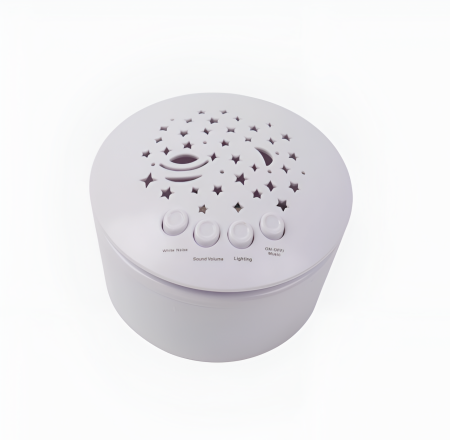 Jucarie bebe din plus cu muzica si proiector pentru somn, 7 culori LED, temporizator 30 min, motor detasabil pentru spalare, 10 melodii + 4 sunete albe, 0 m+ [3]