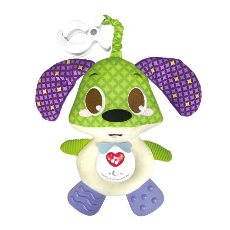 Jucărie de Pluș Muzicală cu Lumină pentru Bebeluși, Agățabilă – Calmante, Sunete Relaxante și Dezvoltare Senzorială [1]