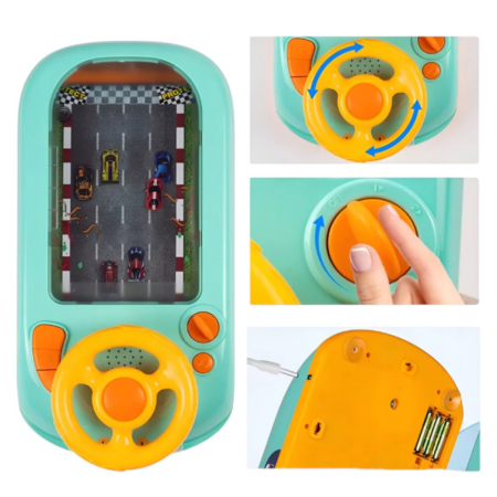 Promotii - Jucărie Interactivă cu Volan 43x22x13cm, Simulare Condus, Sunete și Muzică pentru Copii